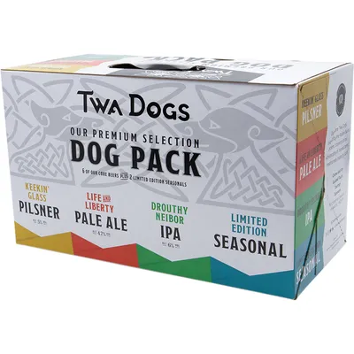 BCLIQUOR Twa Dogs - The Dog Pack Premium 8-pack Can Mixer