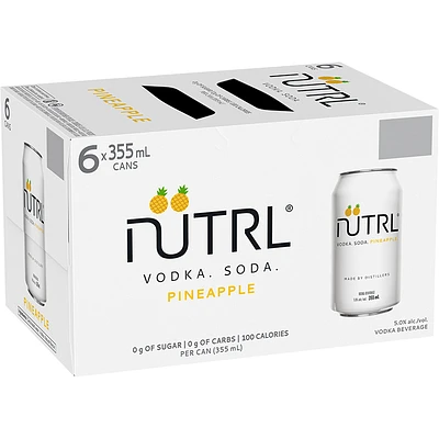 BCLIQUOR Nutrl - Vodka Soda Pineapple Can
