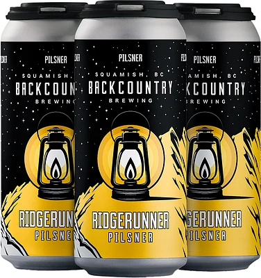 BCLIQUOR Backcountry Brewing - Ridgerunner Pilsner Tall Can