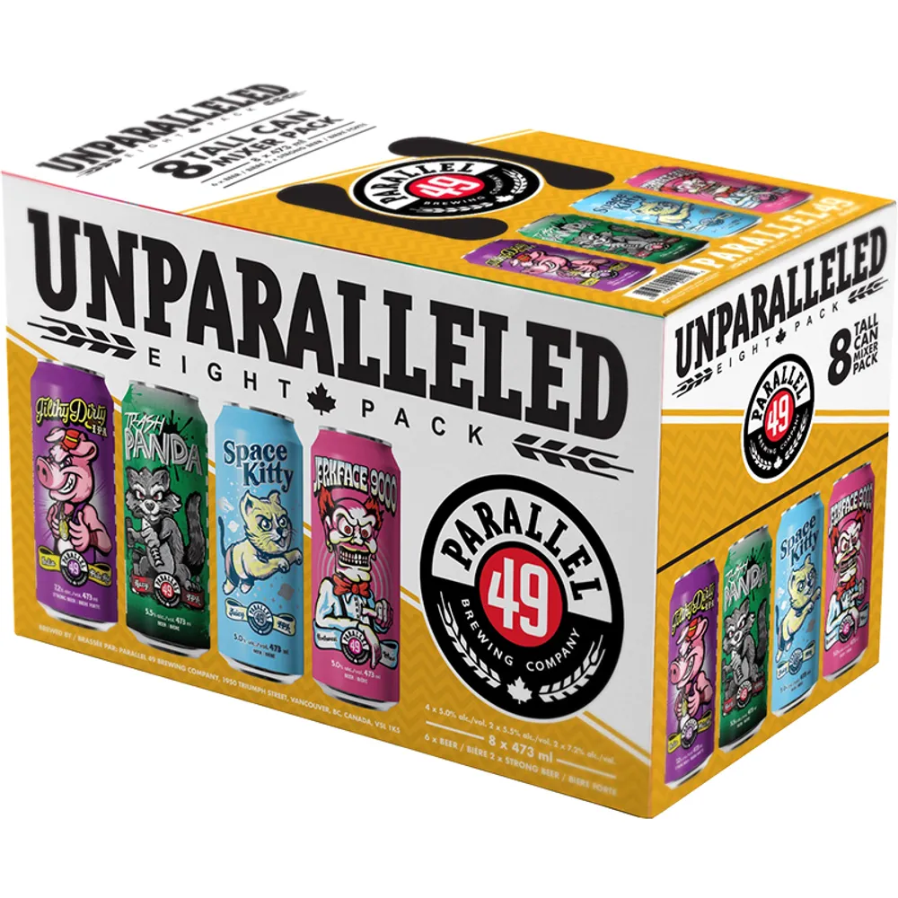 BCLIQUOR Parallel 49 - Unparalleled 8 Pack Tall Can