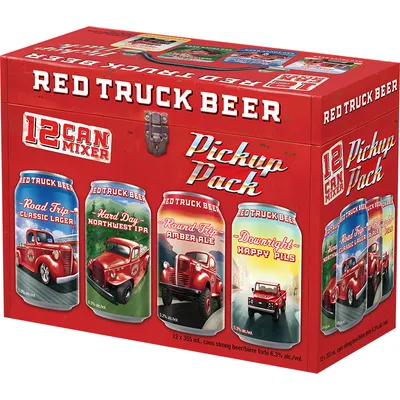 BCLIQUOR Red Truck Beer - Mixer 12 Can