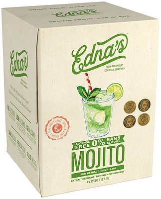 BCLIQUOR Edna's Non-alcoholic Cocktail - Mojito Can