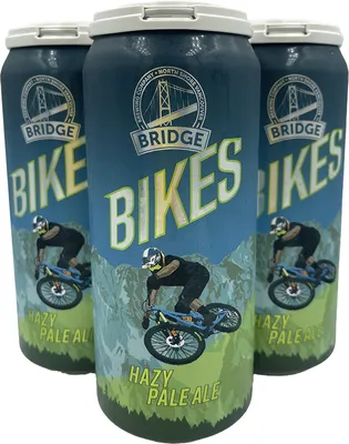 BCLIQUOR Bridge Brewing - Bikes Hazy Pale Ale Tall Can