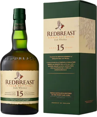 BCLIQUOR Redbreast - 15 Year Old Single Pot Still