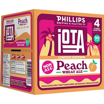 BCLIQUOR Phillips - Iota Peach Wheat Ale Can
