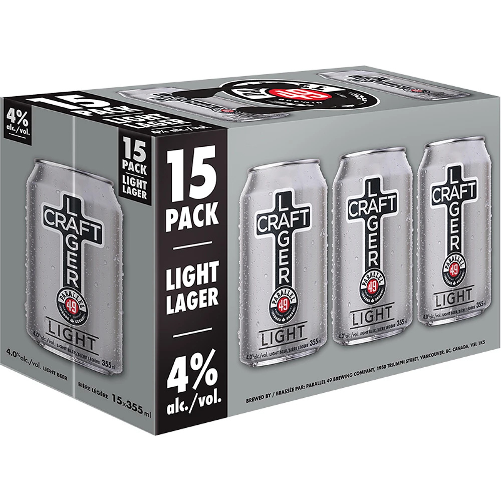 BCLIQUOR Parallel 49 - Craft Lager Light Can