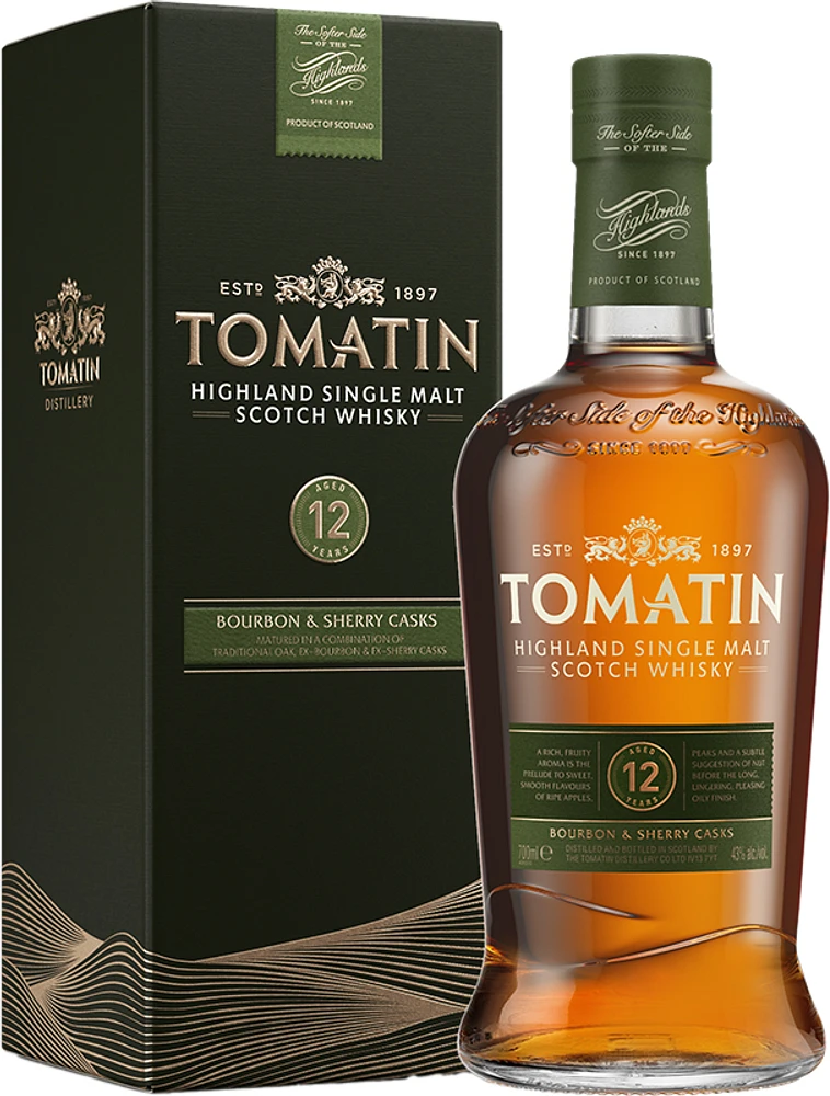 BCLIQUOR Tomatin - 12 Year Old