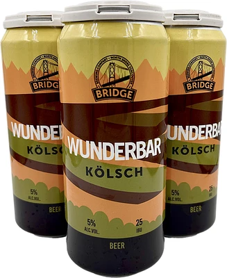 BCLIQUOR Bridge Brewing - Wunderbar Kolsch Tall Can