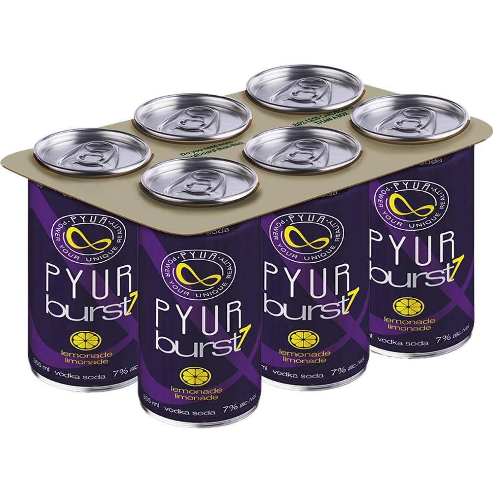 BCLIQUOR Pyur - Burst Lemonade Vodka Soda Can