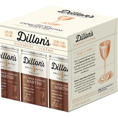 BCLIQUOR Dillons Vodka - Espresso Martini Can