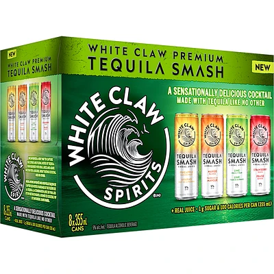 BCLIQUOR White Claw - Tequila Smash Variety Pack Can