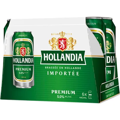 BCLIQUOR Hollandia Premium Lager Cans