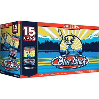 BCLIQUOR Phillips Brewing - Blue Buck Ale Can