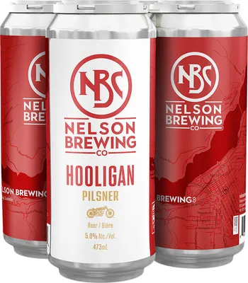 BCLIQUOR Nelson Brewing - Hooligan Pilsner Tall Can