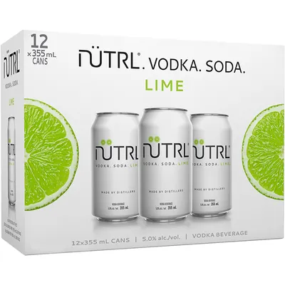 BCLIQUOR Nutrl - Vodka Soda Lime