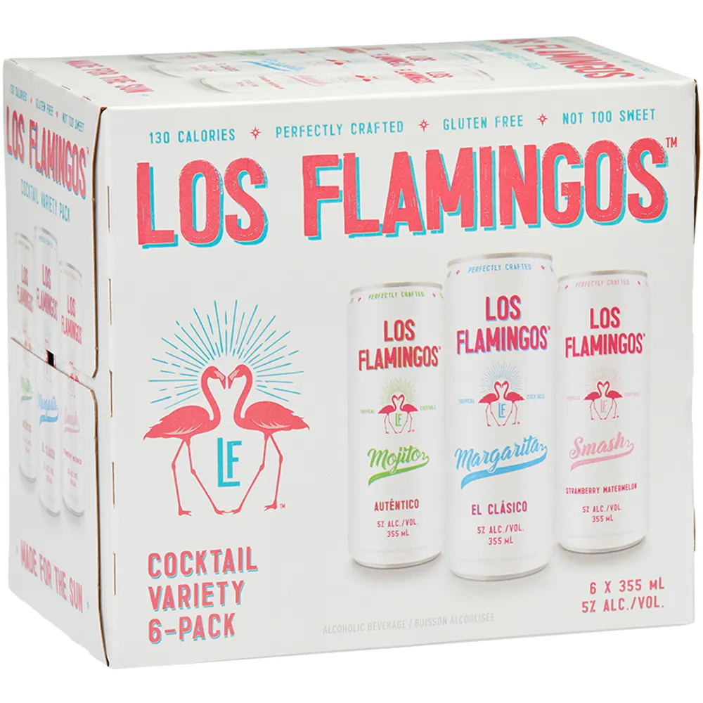 BCLIQUOR Los Flamingos - Variety 6 Pack Can