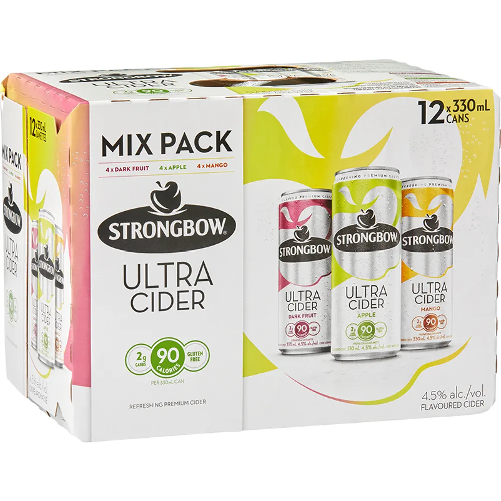 BCLIQUOR Strongbow Ultra - Mix Pack Cans