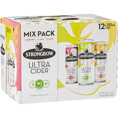 BCLIQUOR Strongbow Ultra - Mix Pack Cans