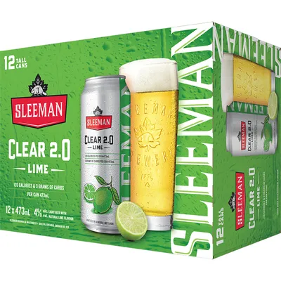 BCLIQUOR Sleeman - Clear Lime Can
