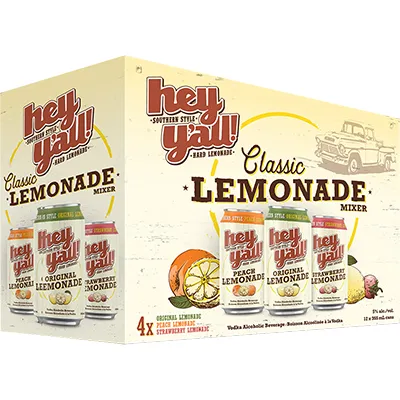 BCLIQUOR Hey Y'all - Hard Lemonade Mixer Pack Can