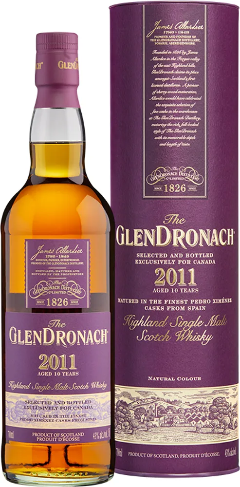 BCLIQUOR Glendronach - 2011 10 Year Old