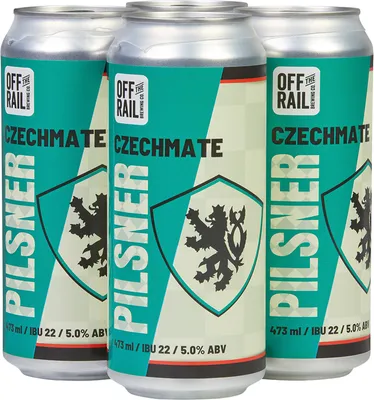 BCLIQUOR Off The Rail Brewing - Czechmate Pilsner Can