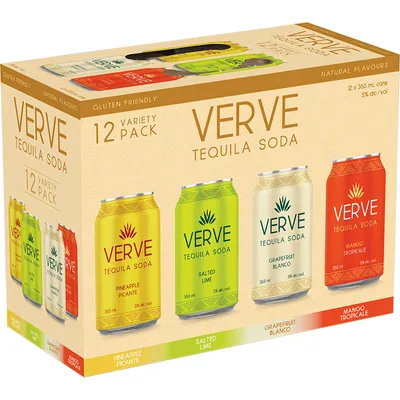BCLIQUOR Verve - Tequila Soda Mix Pack Can
