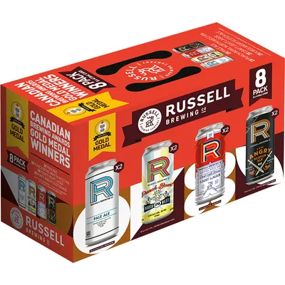 BCLIQUOR Russell Brewing - Gold Medal Pack Tall Can