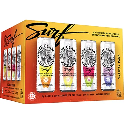 BCLIQUOR White Claw - Surf Variety Pack 12 Can