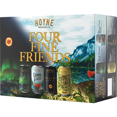 BCLIQUOR Hoyne Brewing - Four Fine Friends Mix Pack Can