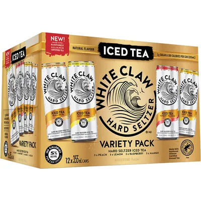 BCLIQUOR White Claw Iced Tea - Variety Pack
