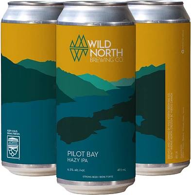 BCLIQUOR Wild North Brewing - Pilot Bay Hazy Ipa Tall Can