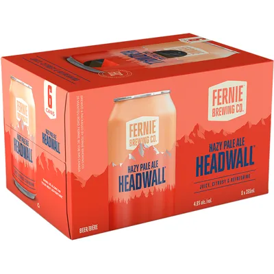 BCLIQUOR Fernie Brewing - Headwall Hazy Pale Ale Can