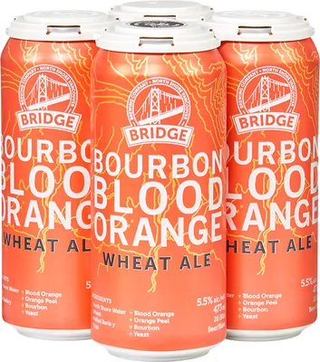 BCLIQUOR Bridge Brewing - Bourbon Blood Orange Wheat Tall Can