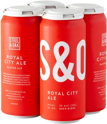 BCLIQUOR Steel & Oak - Royal City Ale Can