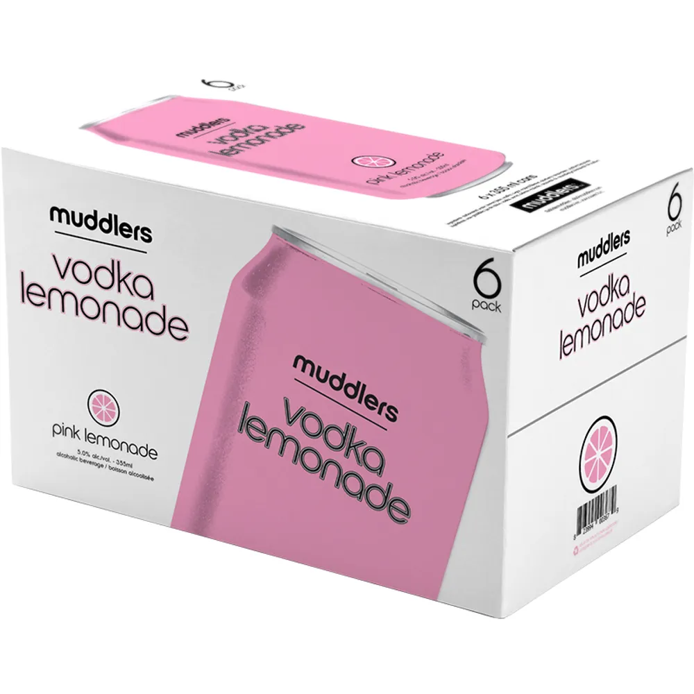 BCLIQUOR Muddlers - Vodka Pink Lemonade Can