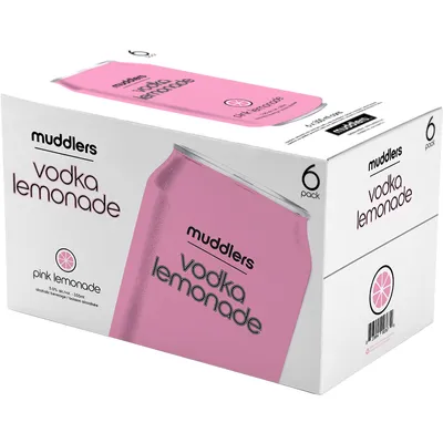 BCLIQUOR Muddlers - Vodka Pink Lemonade Can