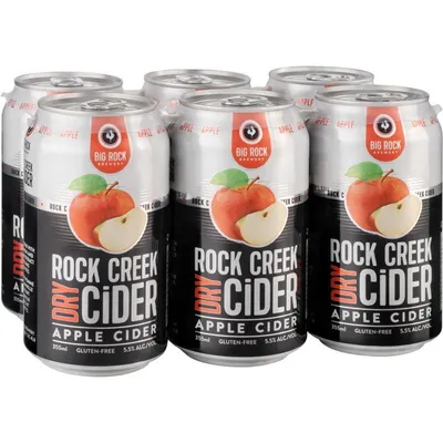 BCLIQUOR Big Rock - Rock Creek Dry Apple Can