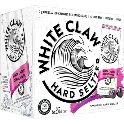 BCLIQUOR White Claw - Black Cherry Can
