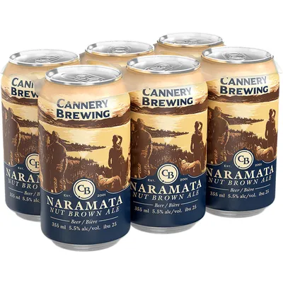 BCLIQUOR Cannery Brewing - Naramata Nut Brown Ale 6 Cans
