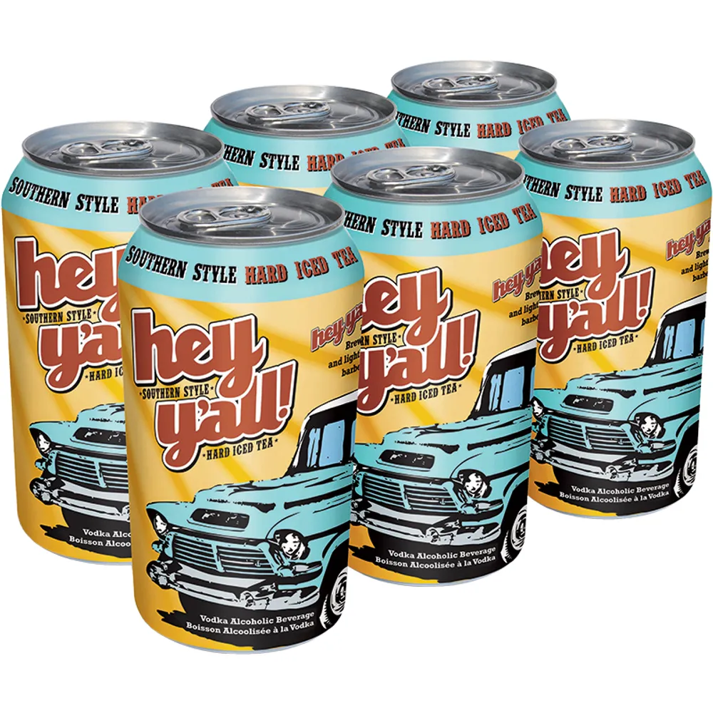 BCLIQUOR Hey Y'all - Hard Iced Tea Can