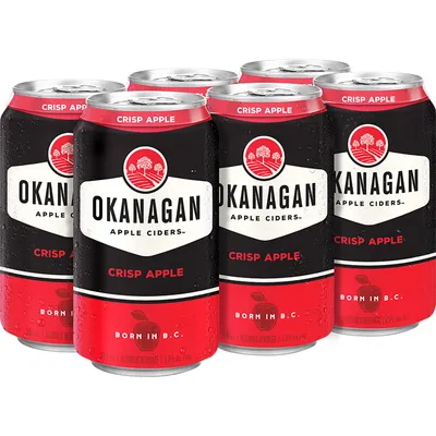 BCLIQUOR Okanagan Apple Ciders - Crisp Apple Can