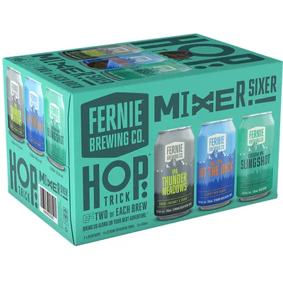 BCLIQUOR Fernie Brewing - Hop Trick Mixer Sixer Cans