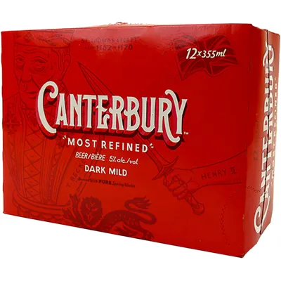 BCLIQUOR Pacific Western - Canterbury Dark Mild Can