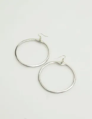 Recycled Aluminum Circle Earrings
