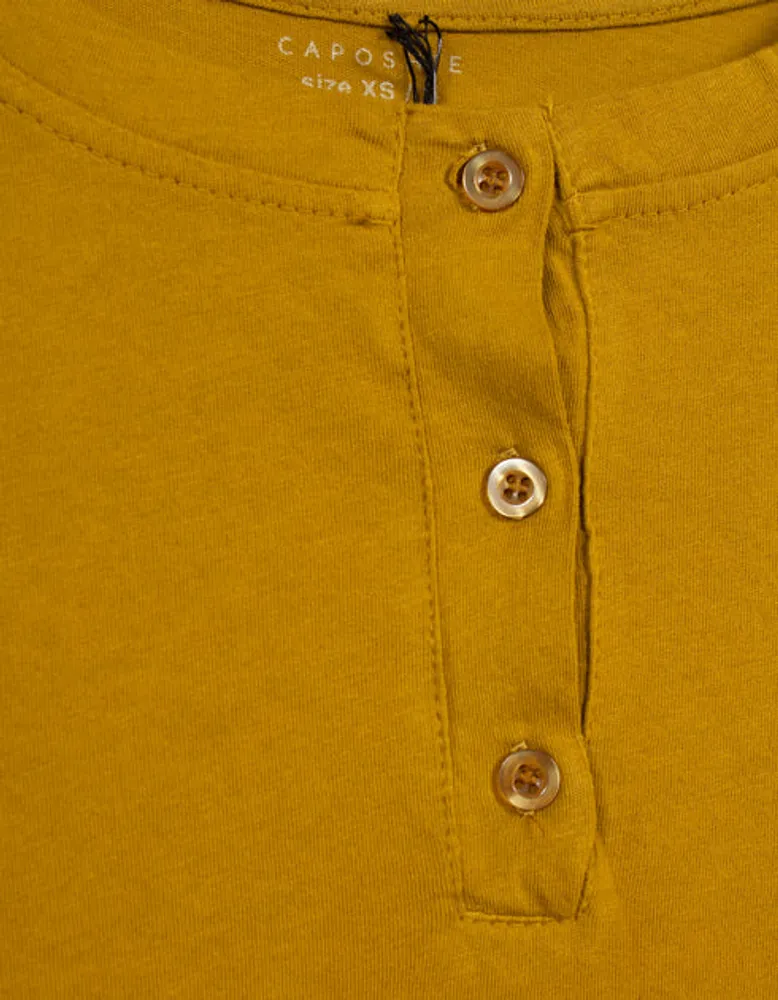 Cara Long Sleeve in Mustard