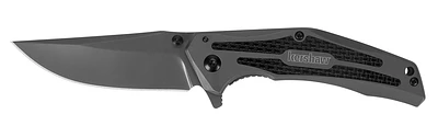 Kershaw Duojet A/O Frame Lock Knife Gray SS/Carbon Fiber SKU 8300