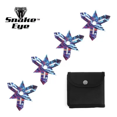 Snake Eye 4 Piece Throwing Star Set SKU SE-4Set