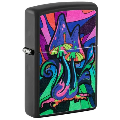 Zippo Magic Mushrooms Black Light SKU 855663