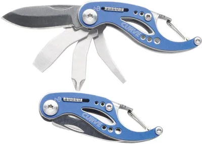 Gerber Curve (Blue) Keychain Size Mini Multi-Tool SKU 31-000116N/G0116